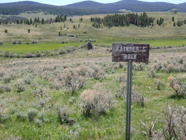 Painter's Rock, west side of NF-84 on the GDMBR.